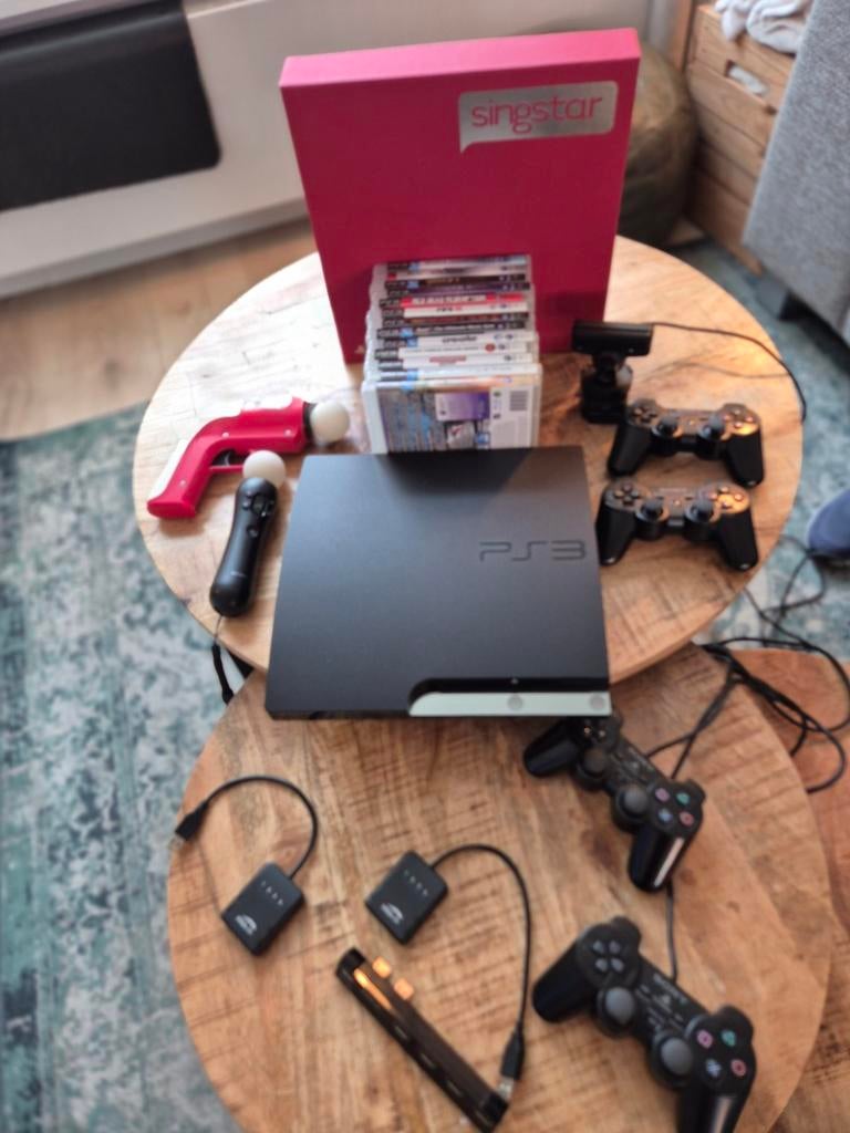 Playstation 3 Complete Set met Veel Extra's en Games!, Spelcomputers en Games, Spelcomputers | Sony PlayStation 3, Zo goed als nieuw