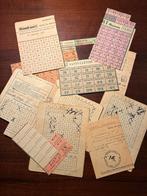 Setje distributiebonnen - Tweede Wereldoorlog en jaren 50, Verzamelen, Militaria | Tweede Wereldoorlog, Ophalen of Verzenden, Overige soorten