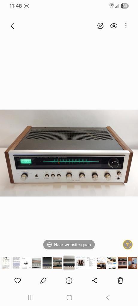 Kenwood KR-2300 vintage 70s reciever in zeer mooie staat, Audio, Tv en Foto, Versterkers en Receivers, Zo goed als nieuw, Marantz
