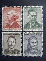 Postzegels Tsjechoslowakije 1957 schrijvers., Postzegels en Munten, Postzegels | Europa | Overig, Ophalen of Verzenden, Overige landen