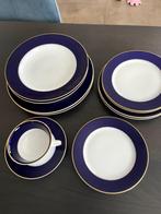 Rosenthal servies wit/blauw/goud, Gebruikt, Ophalen of Verzenden, Bord(en), Overige stijlen