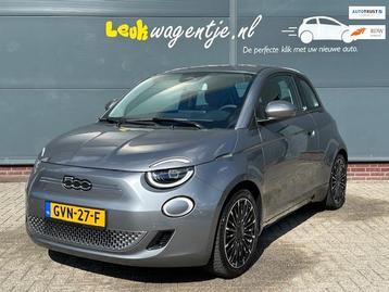 Fiat 500 e Icon 42 kWh *special edition *leder *camera *17" beschikbaar voor biedingen