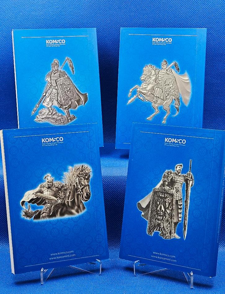 (A366) South Korea  CHIWOO CHEONWANG  PROOF  ONE OUNCE, Postzegels en Munten, Munten | Azië, Setje, Centraal-Azië, Zilver, Ophalen of Verzenden