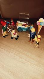 Playmobil IJsverkoper met Familie en Klanten, Ophalen of Verzenden, Gebruikt, Los playmobil