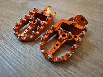Voetsteunen voetsteps KTM Beta Husqvarna MX Oranje beschikbaar voor biedingen