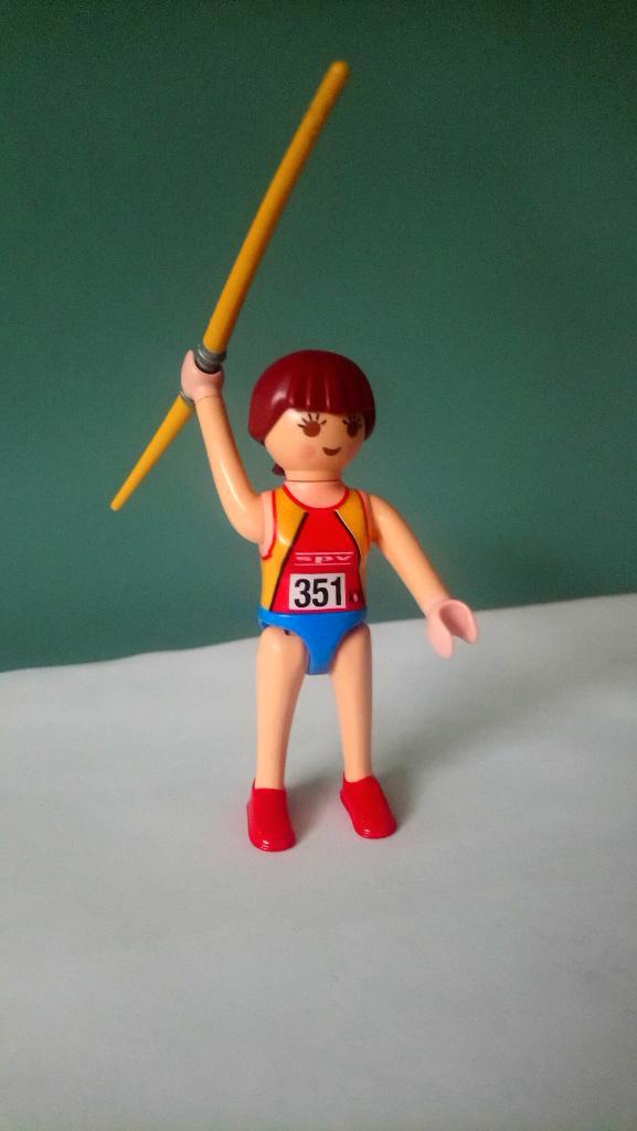 KORTING! - playmobil speerwerpster - 5201, Kinderen en Baby's, Speelgoed | Playmobil, Zo goed als nieuw, Complete set, Ophalen of Verzenden