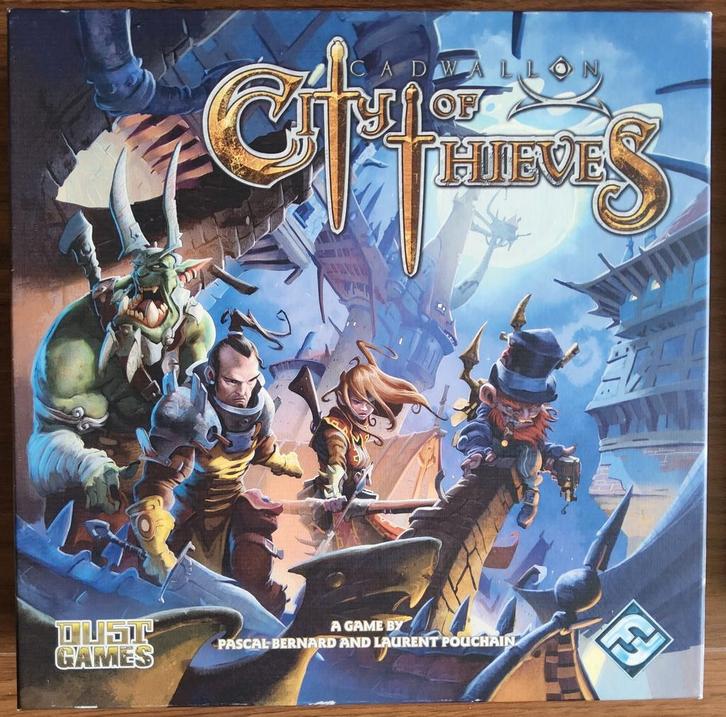 Cadwallon City of Thieves collectie (incl prepainted mini's), Hobby en Vrije tijd, Gezelschapsspellen | Bordspellen, Zo goed als nieuw