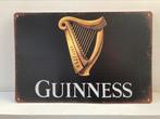Guinness Bier Bord 30 bij 20 metaal, Ophalen of Verzenden, Zo goed als nieuw