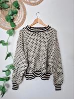 Vintage wollen handgebreide unisex trui XL, Kleding | Dames, Truien en Vesten, Vintage, Ophalen of Verzenden, Zo goed als nieuw