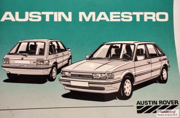 Handboek Austin Maestro City, City X, 1,3 1,6 en Mayfair Ins beschikbaar voor biedingen