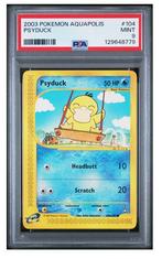 Pokemon Psyduck Aquapolis e-Reader / e-Series WOTC PSA 9, Ophalen of Verzenden, Nieuw, Losse kaart