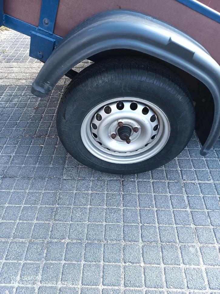 Aanhanger met nieuwe dissel/as,, Auto diversen, Aanhangers en Bagagewagens, Gebruikt, Ophalen