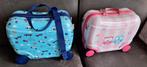 2 kinderkoffertjes, Sieraden, Tassen en Uiterlijk, Koffers, Gebruikt, Hard kunststof, Minder dan 50 cm, Ophalen of Verzenden