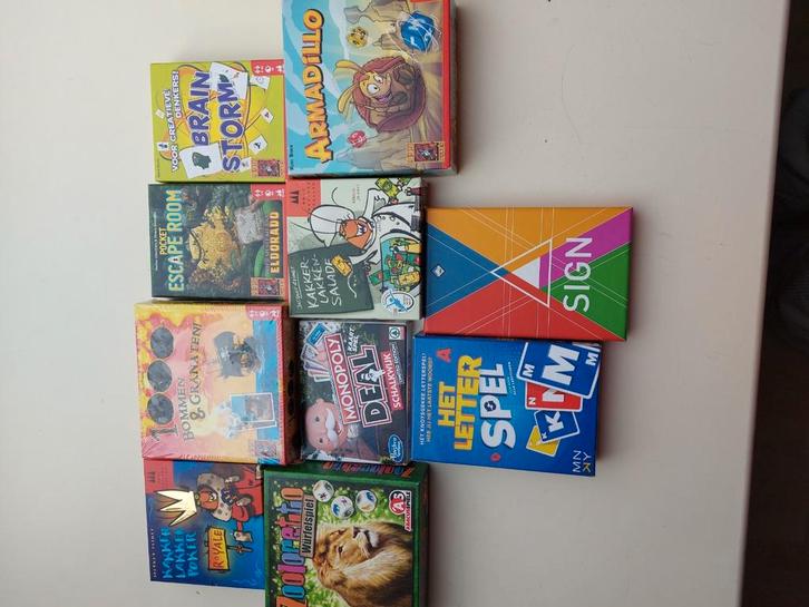VS 20) Zes mooie spellen, ook per stuk te koop., Hobby en Vrije tijd, Gezelschapsspellen | Overige, Zo goed als nieuw, Ophalen of Verzenden