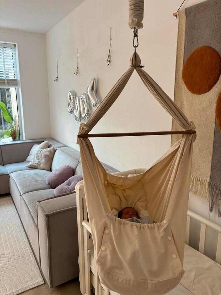 Baby Hangmat met Versteviger - Natures Sway, Kinderen en Baby's, Babywiegjes en Ledikanten, Zo goed als nieuw, Overige typen, Ophalen of Verzenden