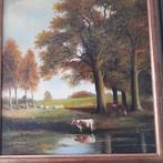 Te koop olieverf schilderij, Antiek en Kunst, Kunst | Schilderijen | Klassiek, Ophalen of Verzenden