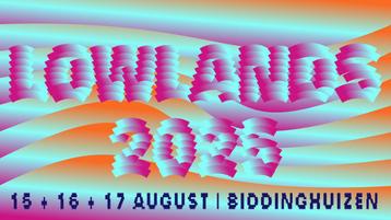 4x Lowlands Festival 2025 tickets beschikbaar voor biedingen
