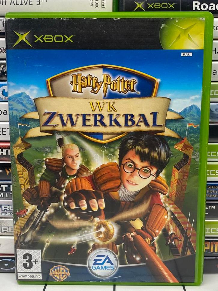 Harry Potter WK Zwerkbal - OG Xbox Original Classic Game CIB, Spelcomputers en Games, Games | Xbox Original, Gebruikt, Racen en Vliegen