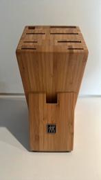 Zwilling Houten Messenblok 9 delig, Huis en Inrichting, Ophalen of Verzenden, Gebruikt, Hout, Los bestek