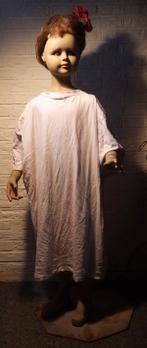 * Oude kleine etalagepop* 115 cm vintage, Antiek en Kunst, Ophalen