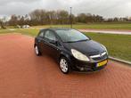 Opel Corsa 1.0 12V 3D 2007 Zwart, Auto's, Voorwielaandrijving, 40 €/maand, Zwart, Zwart