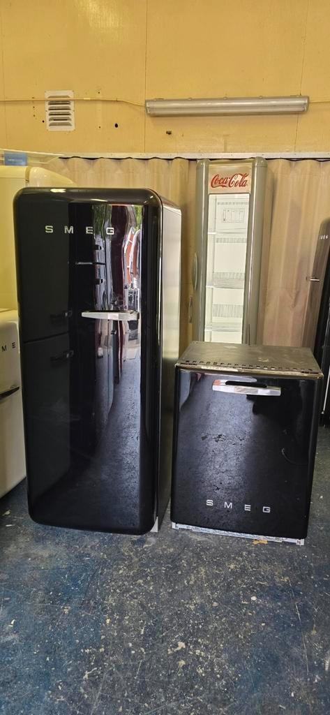 Smeg koelkast/vaatwasser(ook als setje)., Witgoed en Apparatuur, Koelkasten en IJskasten, Met vriesvak, 200 liter of meer, 160 cm of meer