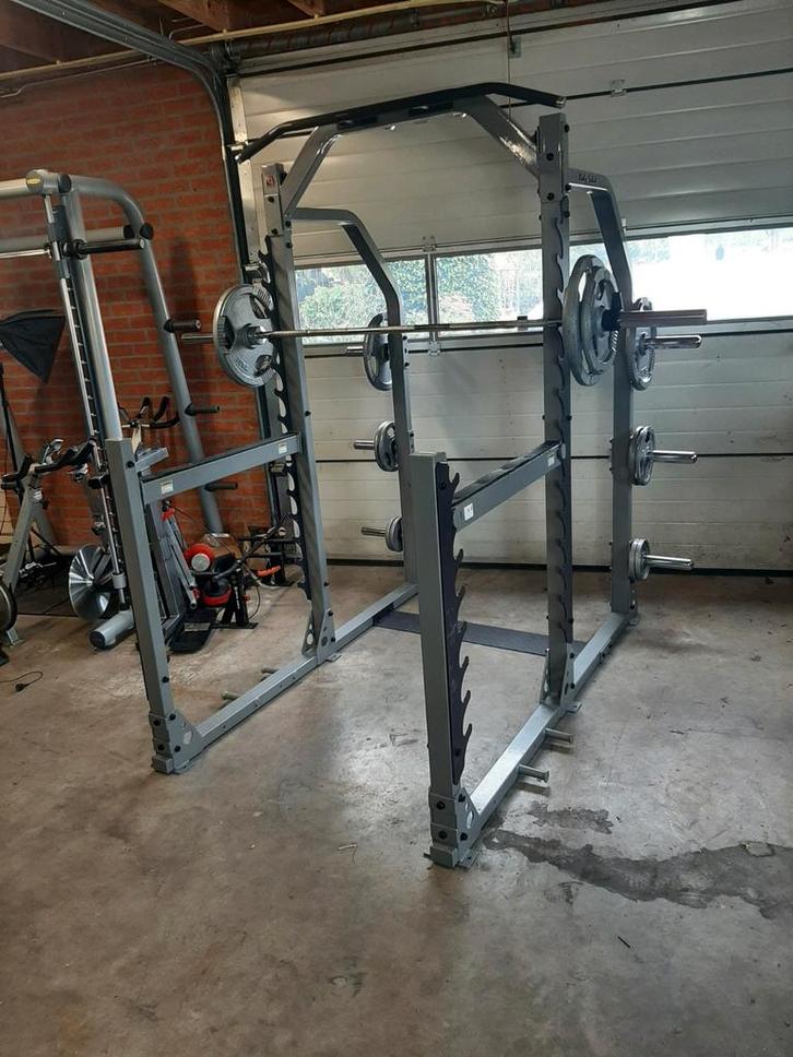 Body-solid pro line multi squatrack+ 125kg Olympische set, Sport en Fitness, Fitnessmaterialen, Ophalen
