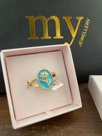 My Jewellery statement ring bloem maat 19 goudkleurig NIEUW, 18 tot 19, IJzer of Staal, Nieuw, Ophalen of Verzenden