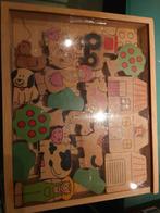 Vintage / antieke houten Legler boerderij speelgoedblokken, Antiek en Kunst, Ophalen of Verzenden