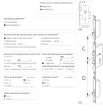 SKG Driepuntssluiting sleutelbediend MVZ 55/92, Doe-het-zelf en Verbouw, Hang- en Sluitwerk, Ophalen, Gebruikt, Rvs, Slot