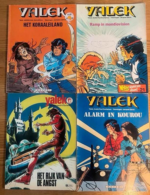 Yalek stripboeken 4x – avonturenreeks Duchâteau / Denayer, Boeken, Strips | Comics, Zo goed als nieuw, Meerdere comics, Europa