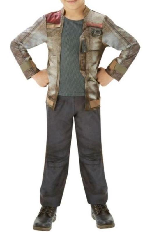 Leuk bruin/grijs/beige/zwart STAR WARS FINN pak (2-delig), Kinderen en Baby's, Carnavalskleding en Verkleedspullen, Zo goed als nieuw
