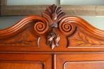 Prachtige antieke mahonie houten Louis Philippe kuifkast., Verzenden