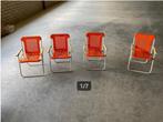 5 Vintage kinderstoeltjes 4xOranje wit 1xChrome/hou jaren 80, Ophalen, Overige typen