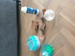 Hamster accessoires reiskooi draaischijf loopbal ren badzand, Ophalen of Verzenden, Zo goed als nieuw