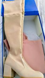 Elegante beige hoge laarzen Stuart Weitz man maat 37, Hoge laarzen, Ophalen of Verzenden, Zo goed als nieuw, Stuart Weitzman