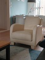 Leren fauteuil, Huis en Inrichting, Fauteuils, Gebruikt, Leer, Ophalen