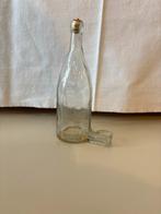 Vintage Glazen Vogeldrinkfles, Ophalen of Verzenden