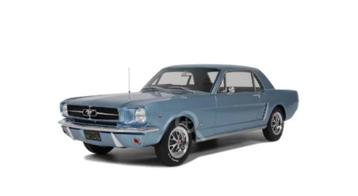 Ford Mustang V8 Hardtop Silver Blue Pony 1965 1:12 (nieuw) beschikbaar voor biedingen