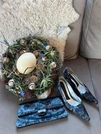 Peter Kaiser pumps 7 is 40 met bijpassende tas leder, Peter Kaiser, Pumps, Zwart, Ophalen of Verzenden