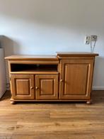 Tv meubel eiken fineer, Ophalen, Gebruikt, 25 tot 50 cm, 100 tot 150 cm