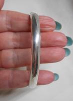 Zilveren vintage slavenarmband met scharnier nr.882, Sieraden, Tassen en Uiterlijk, Verzenden, Zo goed als nieuw, Zilver, Zilver