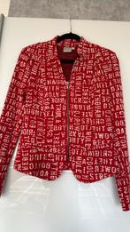 Jasje letterprint rood maat M, Verzenden, Zo goed als nieuw, Rood