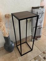 sidetable plantentafel Nieuw 2 stuks 60 cm H zwart metaal en, Ophalen of Verzenden, Nieuw