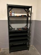 Mooie zwarte stellingkast van ijzer, Ophalen, Zo goed als nieuw