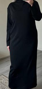 Zara lange zwarte jurk met hoge hals, stretch en lange mouw, Kleding | Dames, Jurken, Ophalen of Verzenden, Zo goed als nieuw