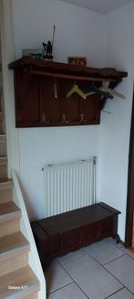 kapstok en kist eiken, Huis en Inrichting, Woonaccessoires | Kapstokken, Gebruikt, Minder dan 100 cm, Hout, Ophalen