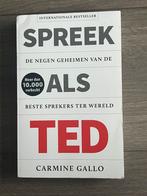 Spreek als TED - Carmine Gallo, Verzenden, Zo goed als nieuw
