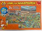 Jan van Haasteren voetbalpuzzels, 3 in 1 doos, Ophalen of Verzenden, 500 t/m 1500 stukjes, Zo goed als nieuw, Legpuzzel