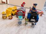 paw patrol met vervoerswagens, Ophalen of Verzenden, Zo goed als nieuw